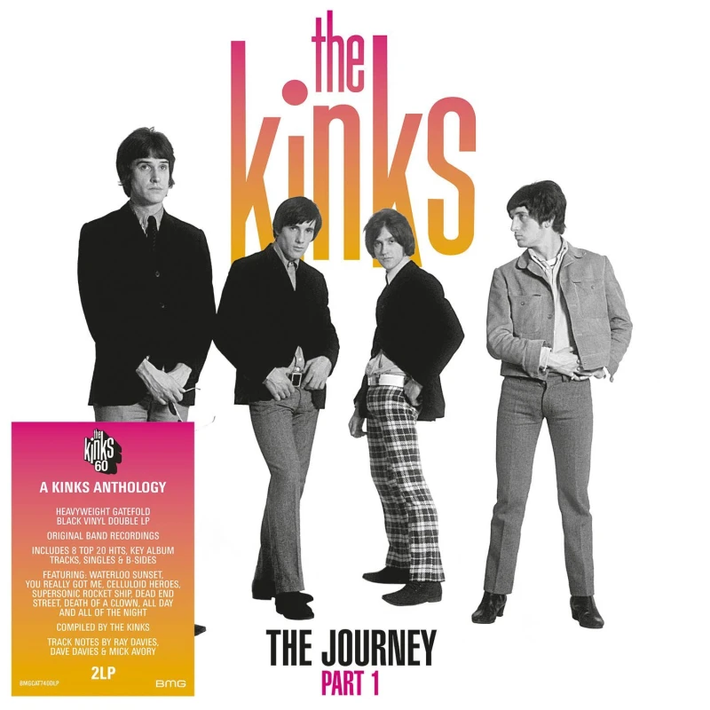 Image of The Kinks The Journey Part 1 2LP Black unisex