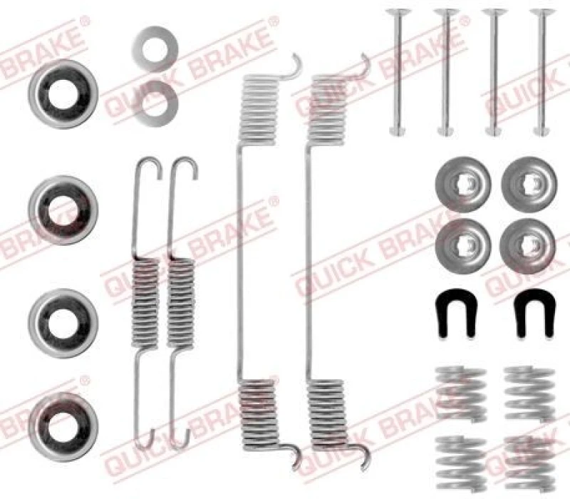 Image of QUICK BRAKE Brake shoe fitting kit QUICK BRAKE 105-0635