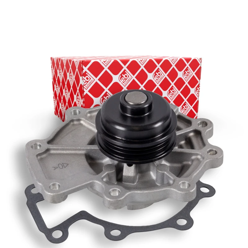 Image of FEBI BILSTEIN 43504 Water pump Cast Aluminium, with gasket/seal Cast Aluminium Water Pump (1260)