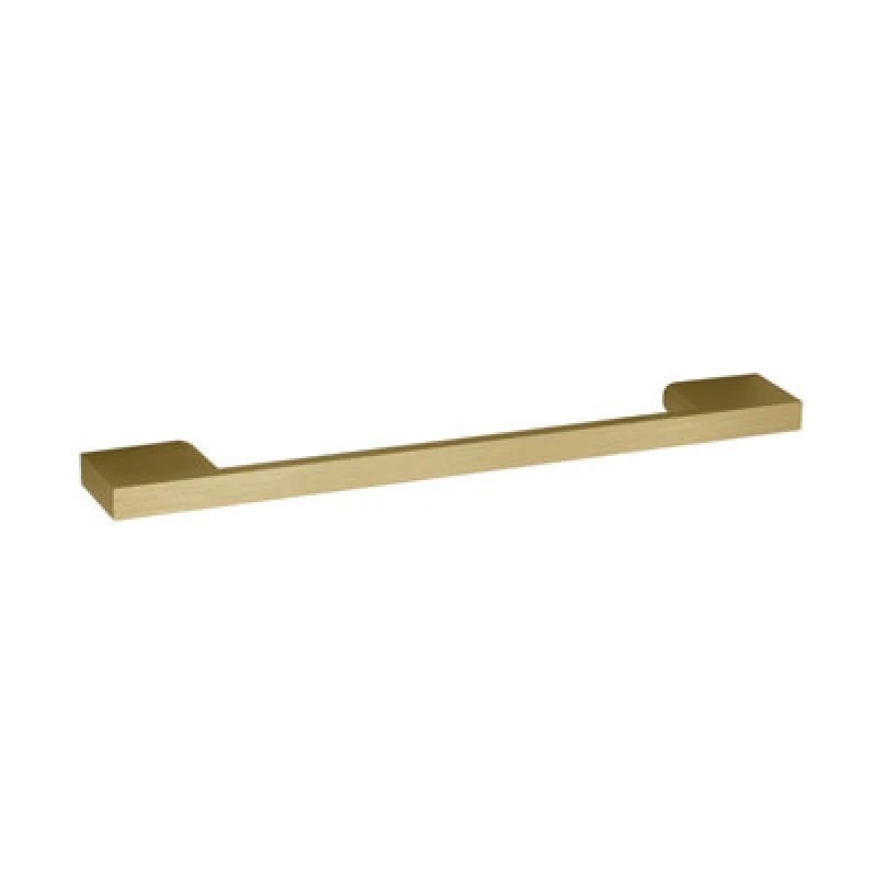 Image of Balterley Square D Shape Furniture Handle 191mm 160mm Centres Brushed Brass Bronze