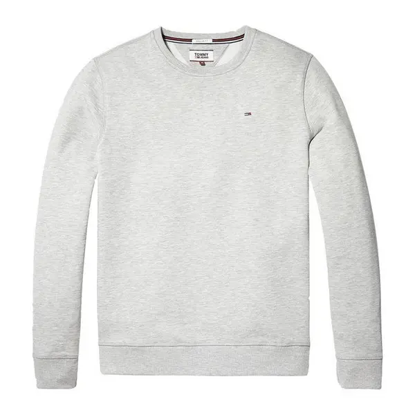 image of Tommy Jeans Original Crew Neck Sweatshirt - Grey XS