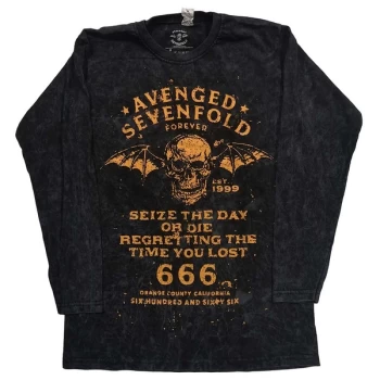 Image of Avenged Sevenfold - Sieze The Day Unisex Large T-Shirt - Black