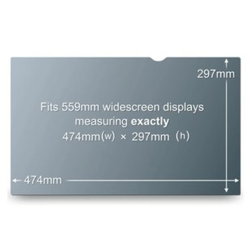 Image of 3M Black Privacy Filter for Desktops PF22.0W