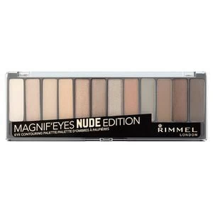 image of Rimmel Magnif Eyes 12 Pan Eyeshadow Palette Nude