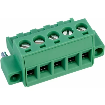 image of 1786860 MSTB 2,5/ 5-STF 5 Way Screw Plug Terminal Block 12A 5mm - Phoenix Contact