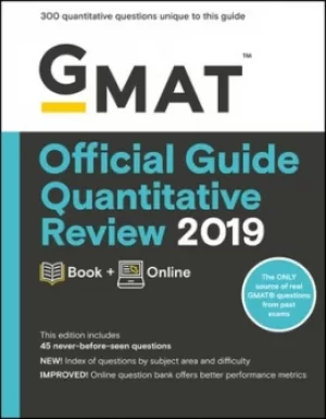 Image of GMAT official guide 2019 quantitative review by GMAC