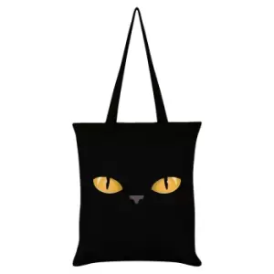 Image of Grindstore Curious Kitten Tote Bag (One Size) (Black)