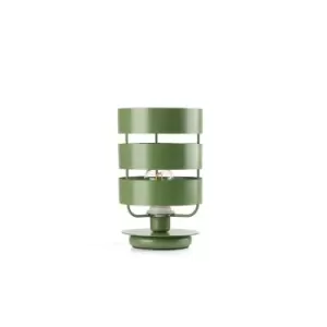 image of Ulisse Cylindrical Table Lamp, Green