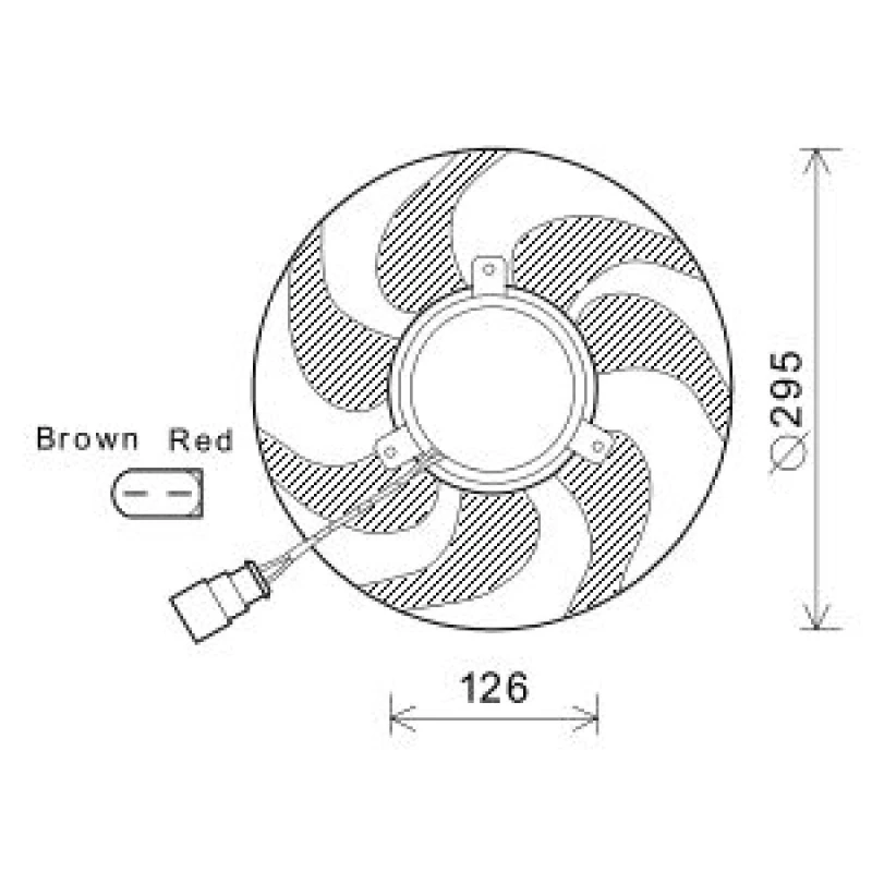 Image of Fan, radiator DIEDERICHS DCL1243