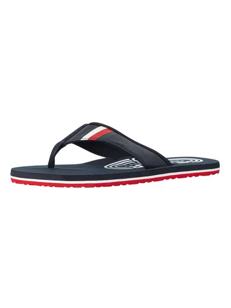 Image of Tommy Hilfiger Padded Beach Sandals Desert Sky 8 UK