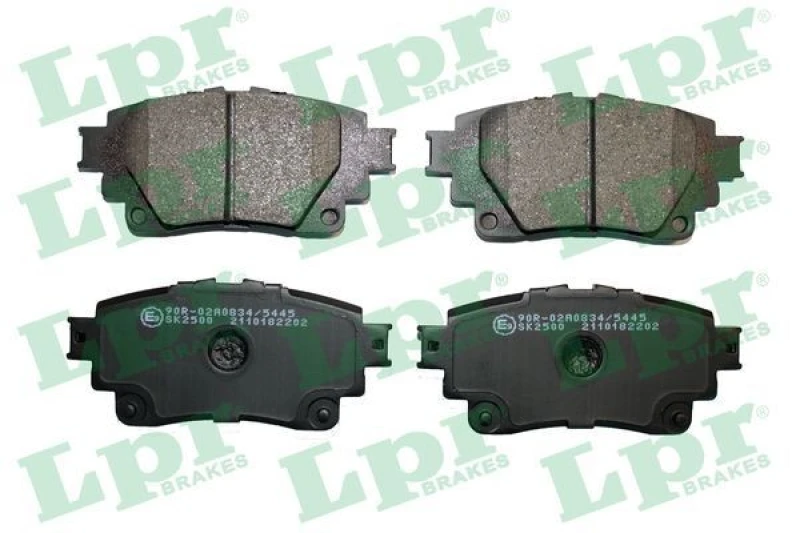Image of LPR Brake pad set LPR 05P2202