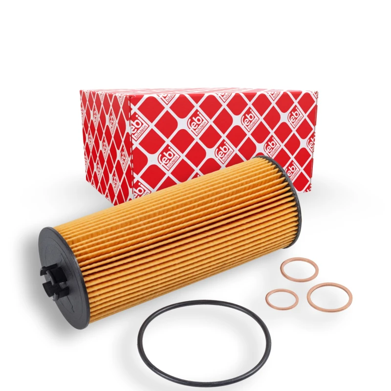 Image of FEBI BILSTEIN 38616 Oil filter Filter Insert, with seal ring, with gaskets/seals Oil Filter (7)