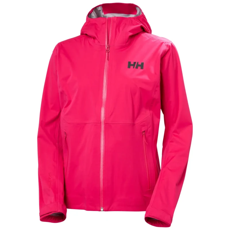 Image of Womens hiking jacket Helly Hansen Momentum 3L Rose Female L