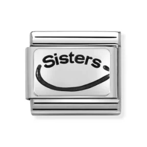 Image of Nomination CLASSIC Silvershine Sisters Infinity Charm 330109/22