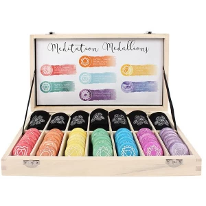 Image of Box of 42 Chakra Meditation Stones