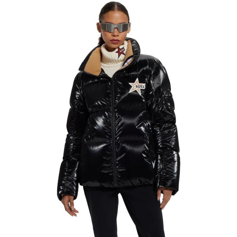 Image of Boss Mens BOSS Water-Resistant Insulated Ski Jacket Black male XS
