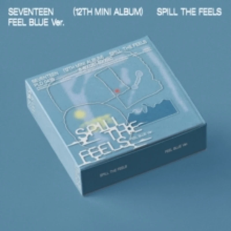 Image of SEVENTEEN 12th Mini Album 'SPILL the FEELS' (FEEL Blue Ver.) CD / Album