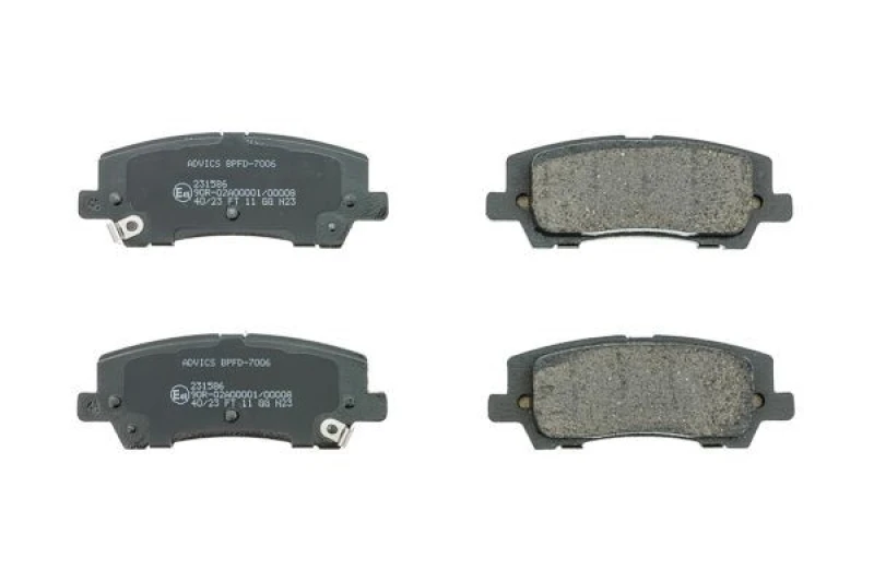 Image of AISIN Brake pad set AISIN BPFD-7006