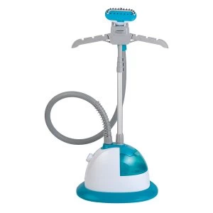 Image of Beldray BEL0578 Upright Garment Fabric Steamer - Blue/White