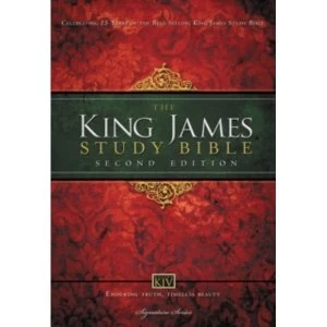 Image of KJV Study Bible, Large Print, Hardcover, Red Letter Edition : Second Edition