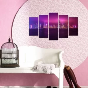 Image of 5MX-57 Multicolor Decorative MDF Painting (5 Pieces)