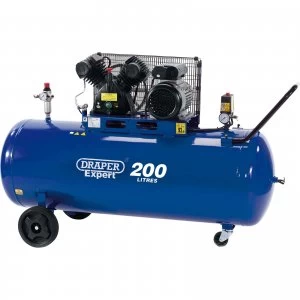 Image of Draper DA200/300D 200 Litre Air Compressor 240v