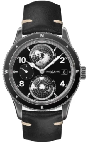 Image of Mont Blanc Watch 1858 Geosphere UltraBlack Limited Edition