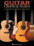 Image of guitar chords and scales an easy reference for acoustic or electric guitar