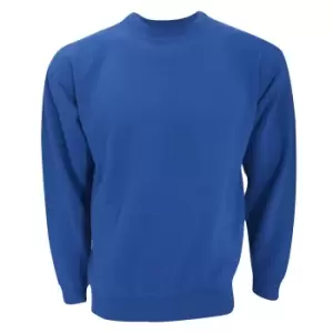 Image of UCC 50/50 Unisex Plain Set-In Sweatshirt Top (XS) (Royal)