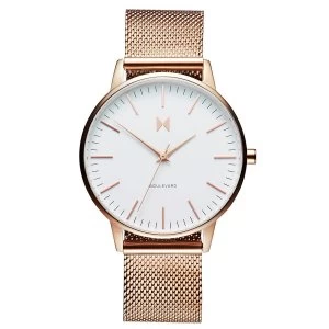 Image of MVMT Ladies Boulevard Gold Plated Mesh Strap Watch