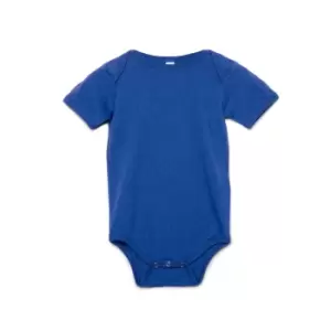 image of Bella + Canvas Baby Jersey Short Sleeve Onesie (12-18 Months) (True Royal)