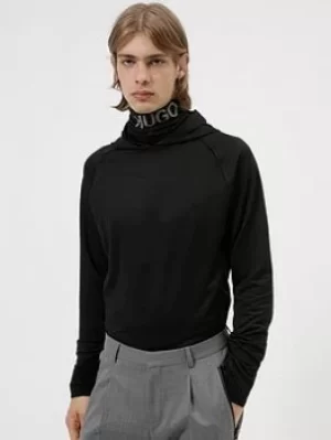 Image of Hugo Boss Active Denergy X Pullover Hoodie Black Size 2XL Men