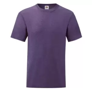 Image of Fruit Of The Loom Mens Valueweight Short Sleeve T-Shirt (2XL) (Heather Purple)