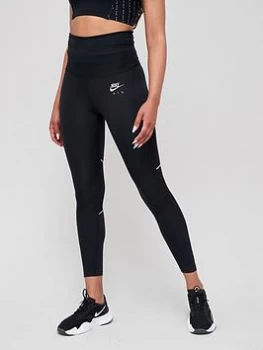 Image of Nike Air Running Dri-FIT Legging - Black, Size L, Women