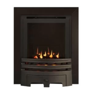 Image of Ignite Westerly Glass Fronted Black Gas fire