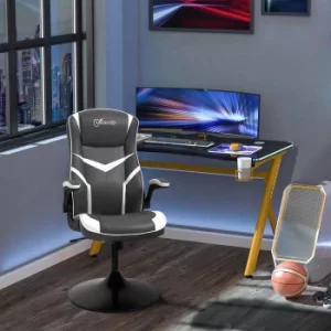 Image of Pendeen Racing Style Gaming Office Chair, white