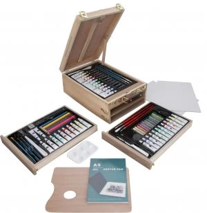 image of YXSH Portable Art Chest 94 Pieces