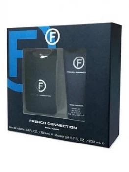 Image of French Connection Man 100ml Eau de Toilette + 200ml Shower Gel Gift Set, One Colour, Women