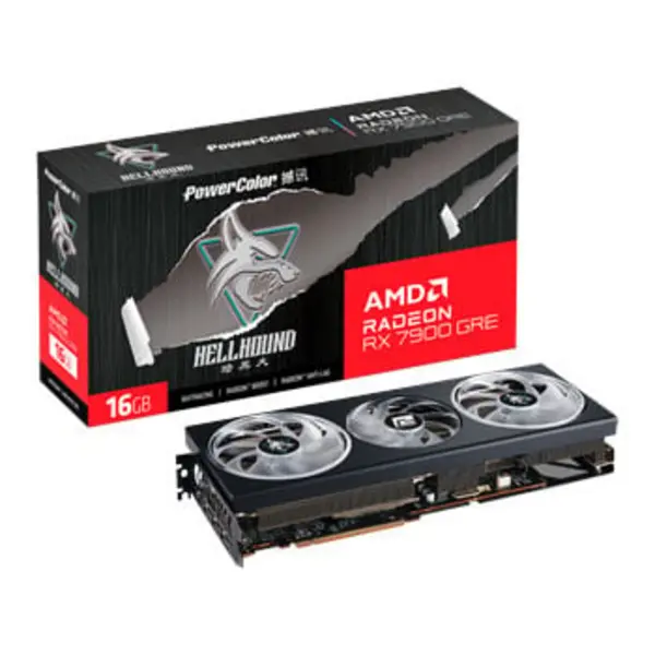 Image of Powercolor PowerColor Hellhound Radeon RX 7900 GRE AMD 16GB GDDR6 RX7900GRE 16G-L/OC