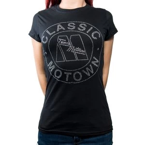 Image of Motown Records - Classic Womens Large T-Shirt - Black