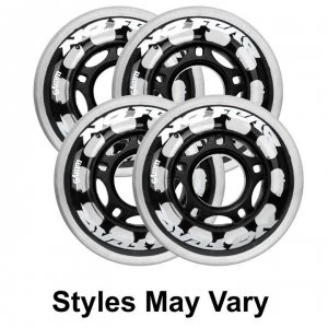 Image of No Fear PU 82A Inline Skate Wheels - Transparent