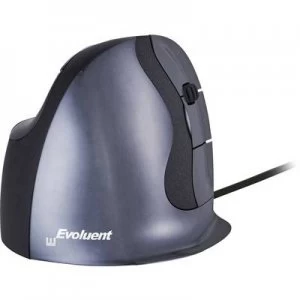 BakkerElkhuizen Evoluent D Small USB mouse Ergonomic Anthracite