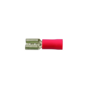Image of Wiring ors - Red - Female Slide-On - 4.8mm - Pack Of 100 - 30131 - Connect