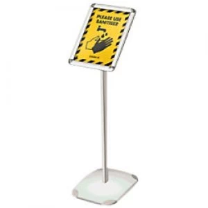 Image of Seco Decorative Menuboard Aluminium Grey A4