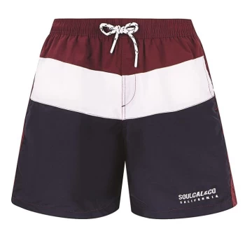 image of SoulCal Shorts - Navy 3 Stripe