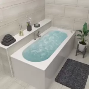 Image of Burford Double Ended Bath with 14 Jet Whirlpool System and 12 Jet Airspa System - 1700 x 750mm