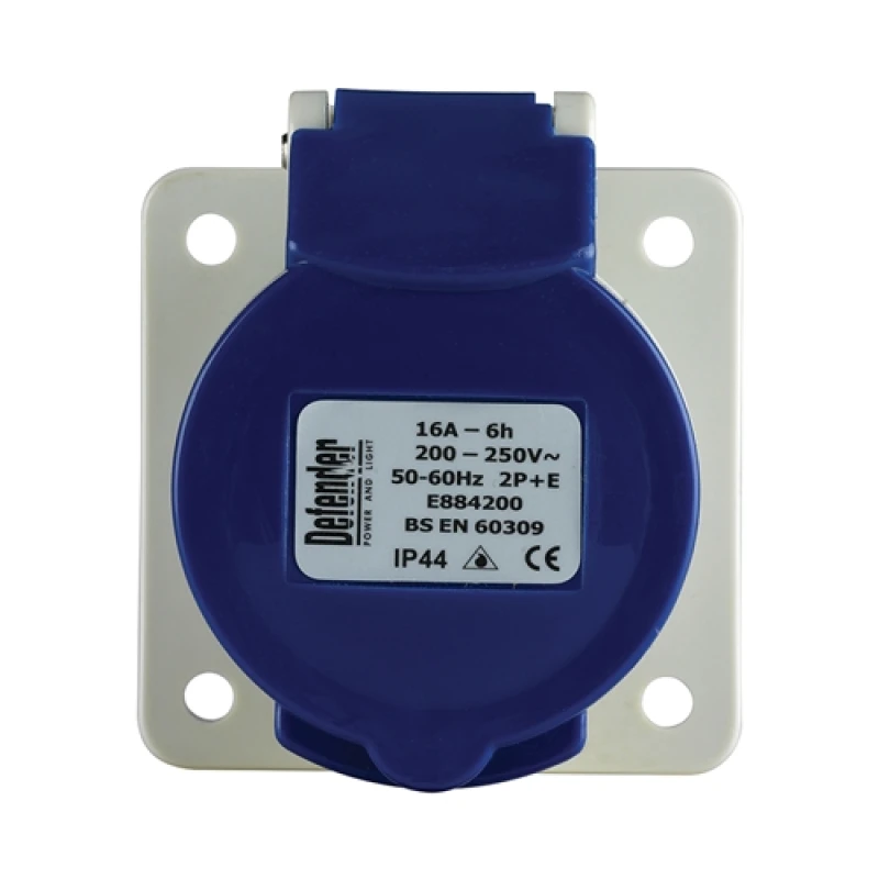 Image of Defender 230V Panel Socket - 16A