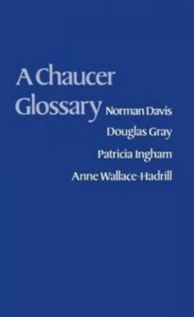 Image of A Chaucer Glossary by Norman Davis Paperback