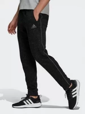 Image of adidas Essentials Melange Joggers, Black, Size 2XL, Men