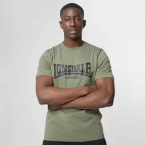 Image of Lonsdale Essentials Logo Tee - Green